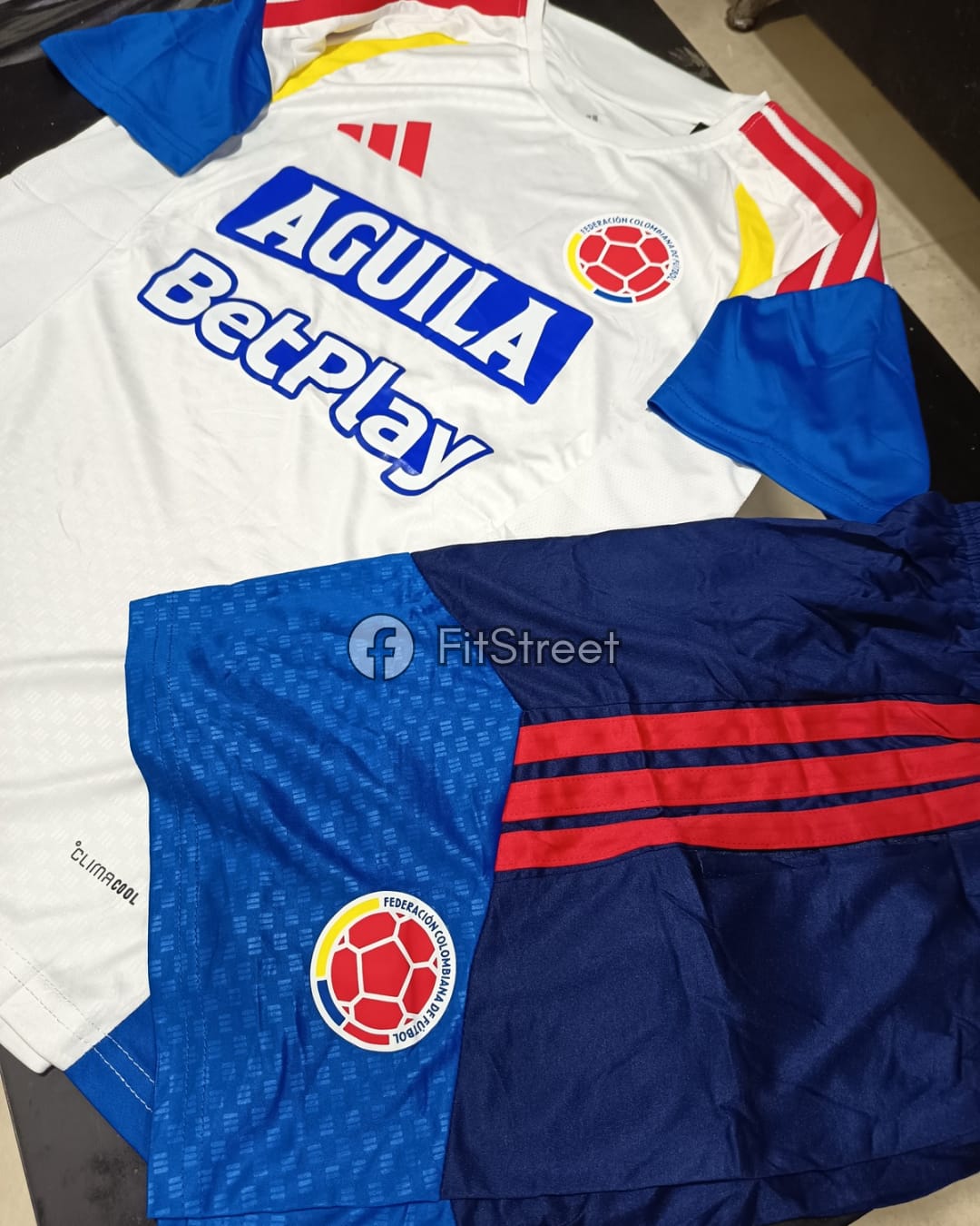 Conjunto Entrenamiento Colombia Camiseta Blanca - Imagen 3