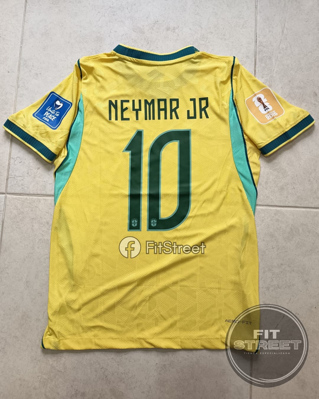 Camiseta Brasil Local 2026 – Neymar Jr N.º 10 - Imagen 3
