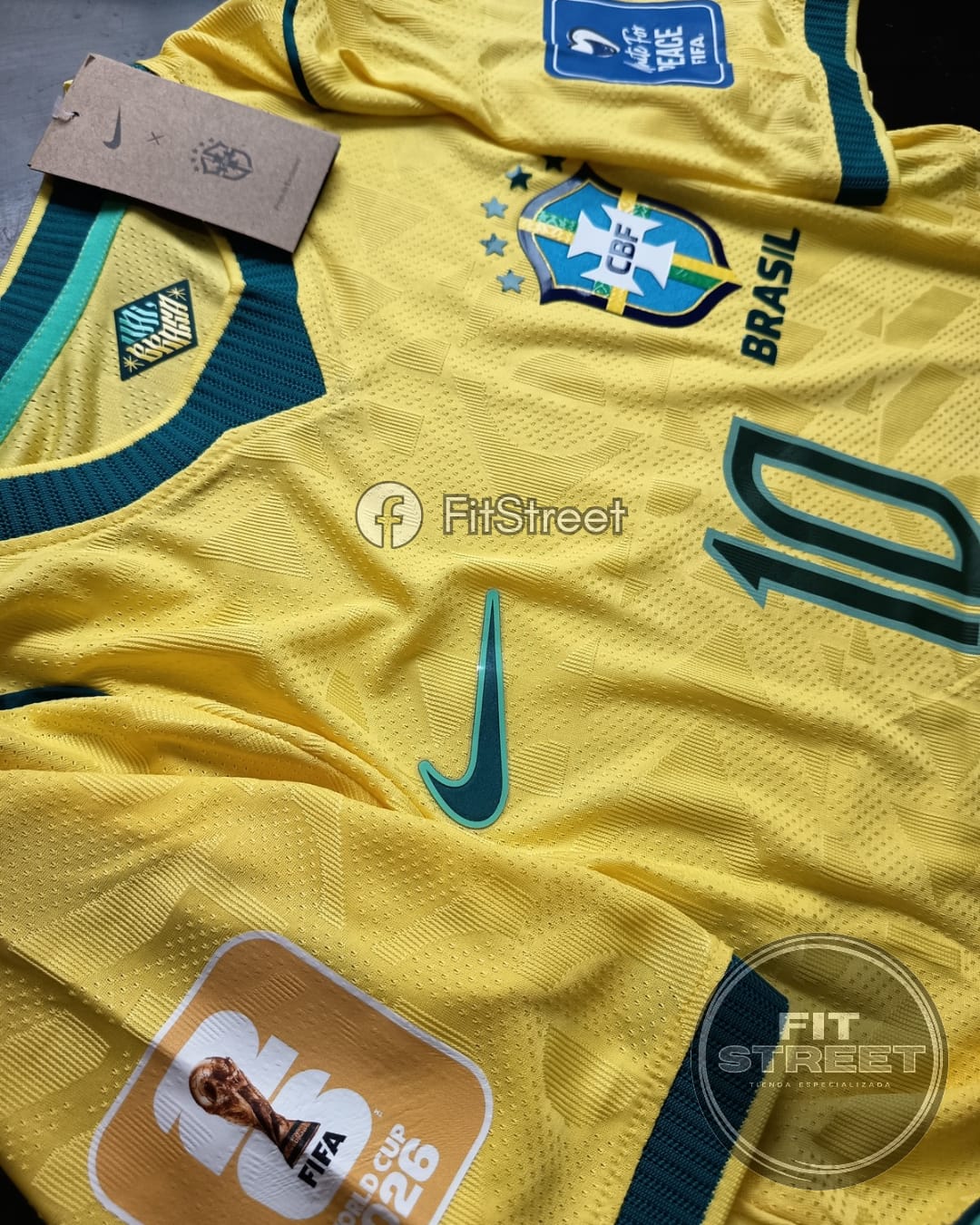 Camiseta Brasil Local 2026 – Neymar Jr N.º 10 - Imagen 5