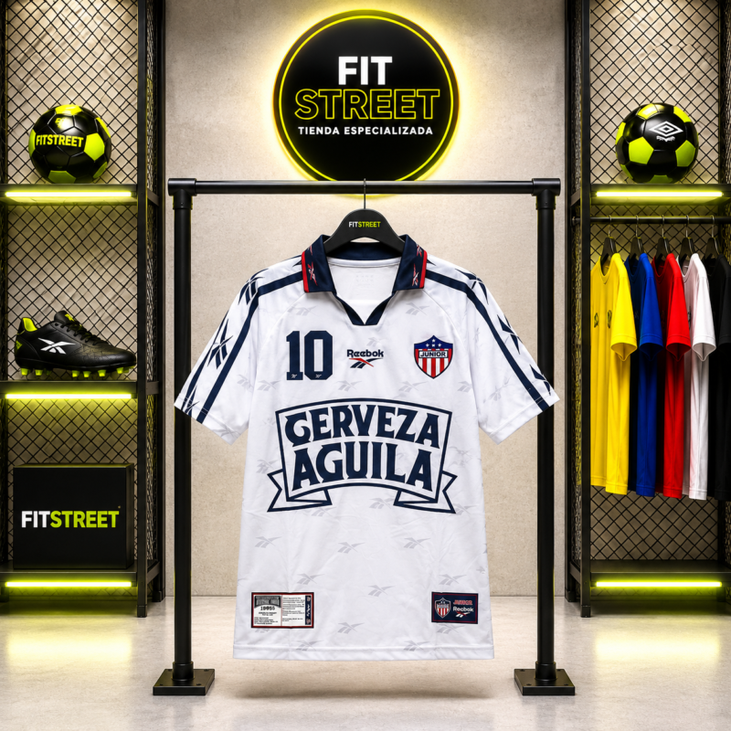 Camiseta Retro Junior de Barranquilla Visitante 1993 – N.º 10