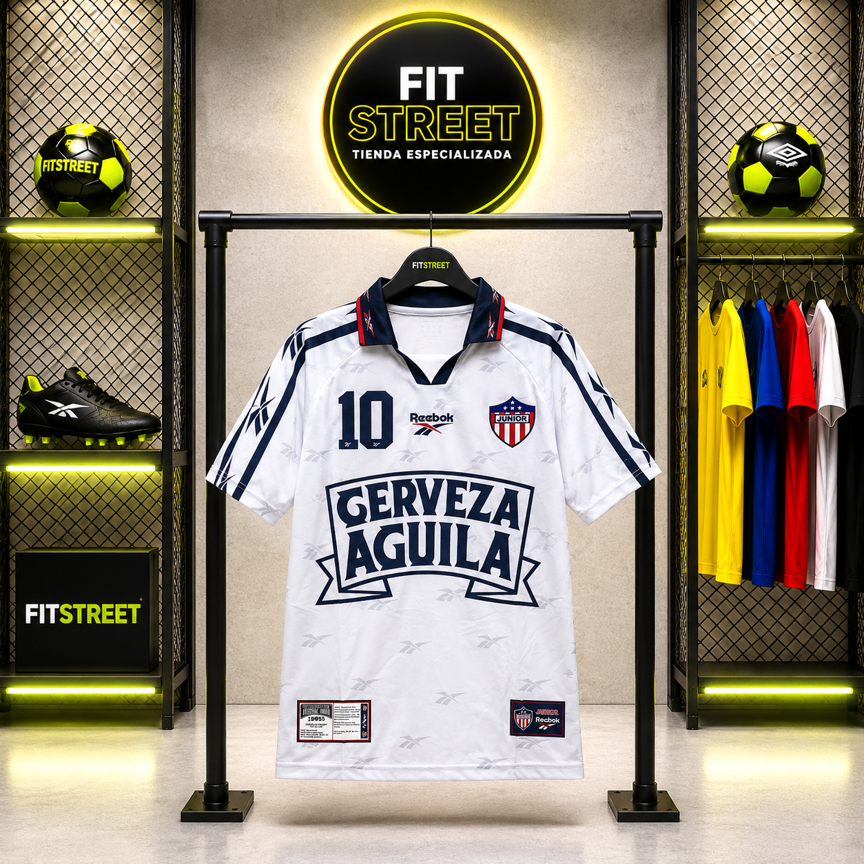 Camiseta Retro Junior de Barranquilla Visitante 1993 – N.º 10