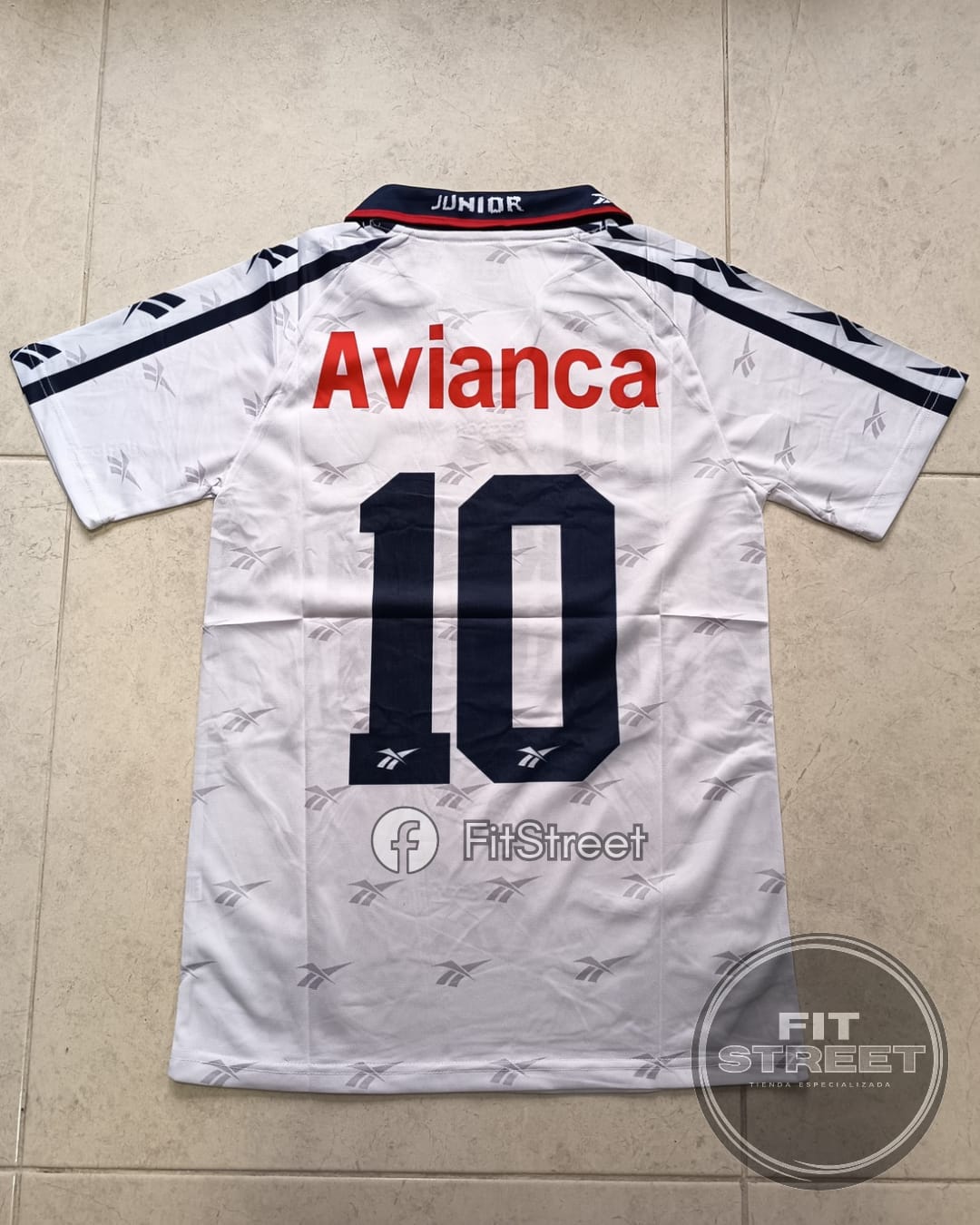 Camiseta Retro Junior de Barranquilla Visitante 1993 – N.º 10 - Imagen 3