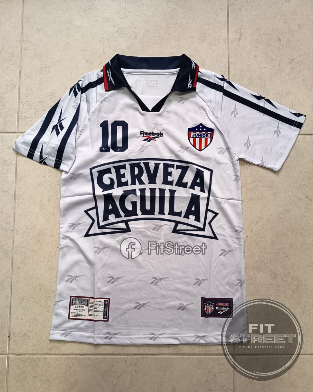 Camiseta Retro Junior de Barranquilla Visitante 1993 – N.º 10