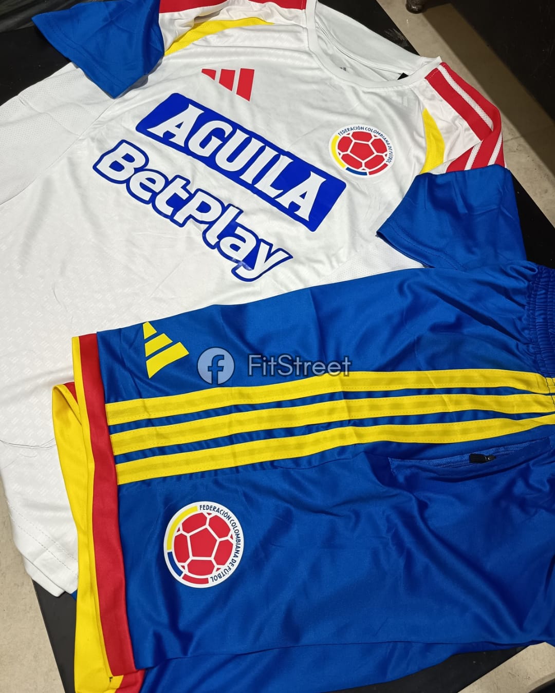 Conjunto Entrenamiento Colombia Camiseta Blanca - Imagen 3