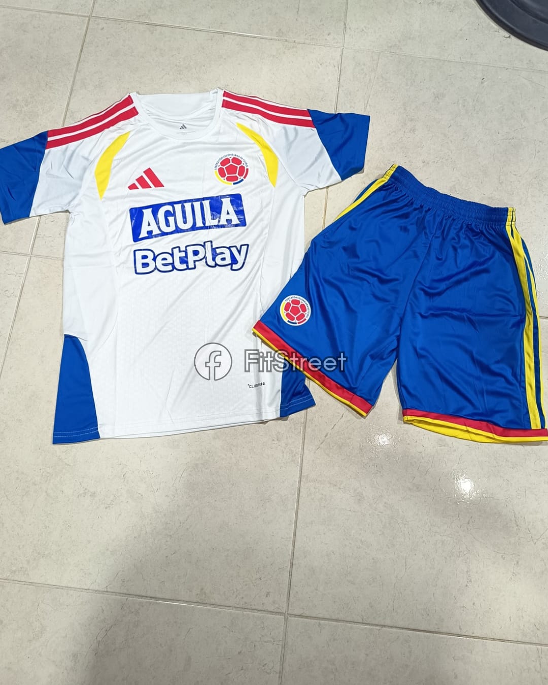 Conjunto Entrenamiento Colombia Camiseta Blanca - Imagen 2