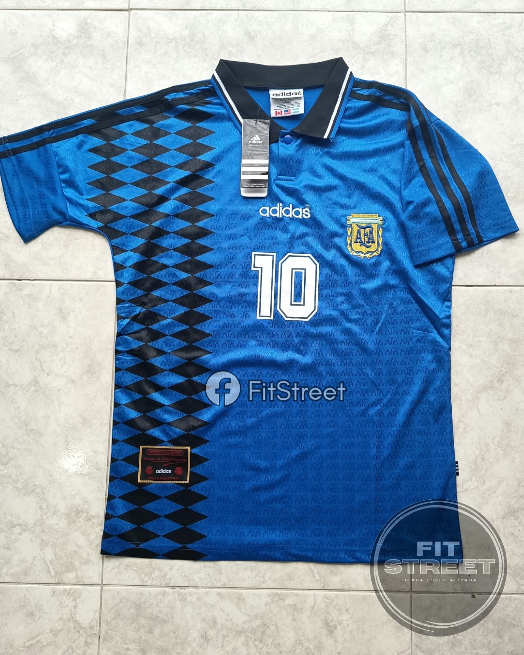 Camiseta Retro Argentina 1994 – Maradona N.º 10 - Imagen 2