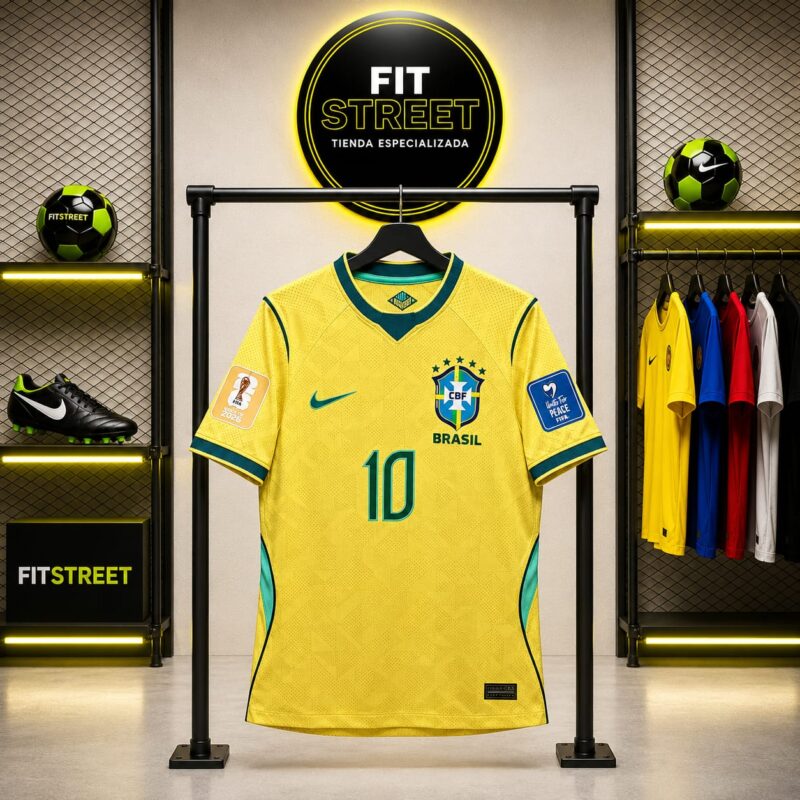 Camiseta Brasil Local 2026 – Neymar Jr N.º 10