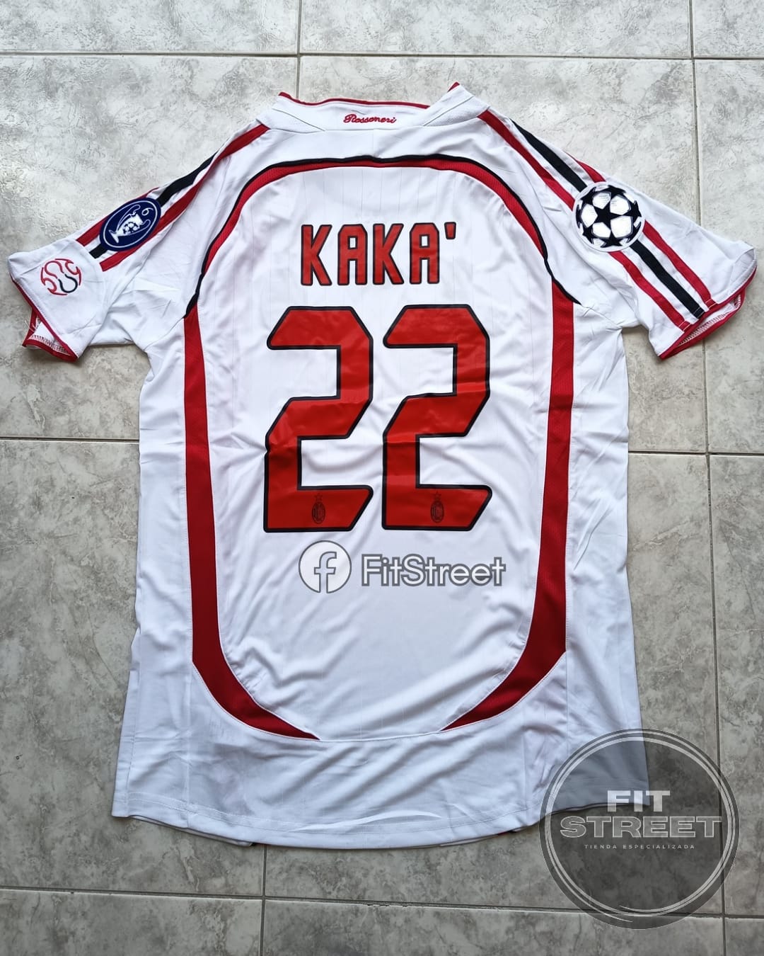 Camiseta Retro AC Milan 2006 - 2007 Kaka N.° 22 - Imagen 3