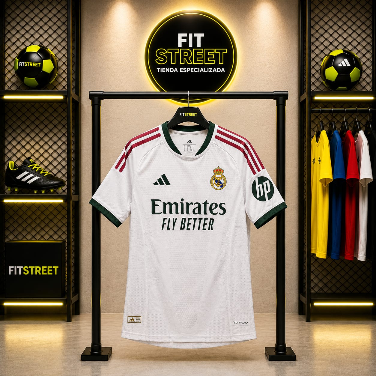 Camiseta Local Real Madrid 2026/27 – Fly Emirates
