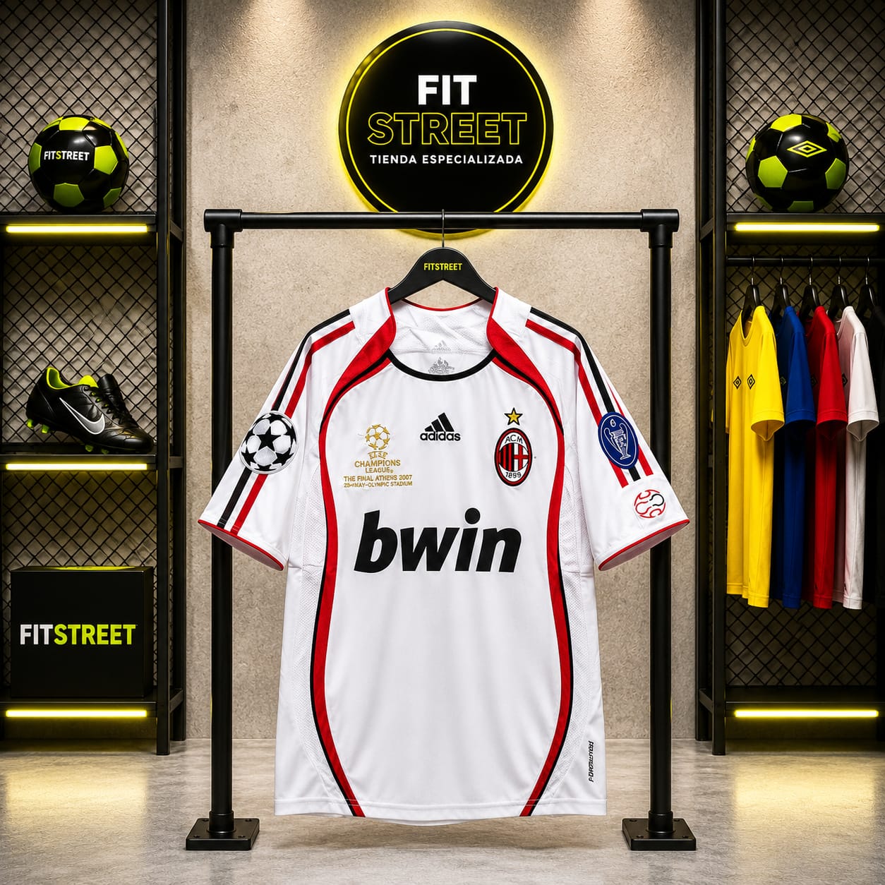 Camiseta Retro AC Milan 2006 - 2007 Kaka N.° 22