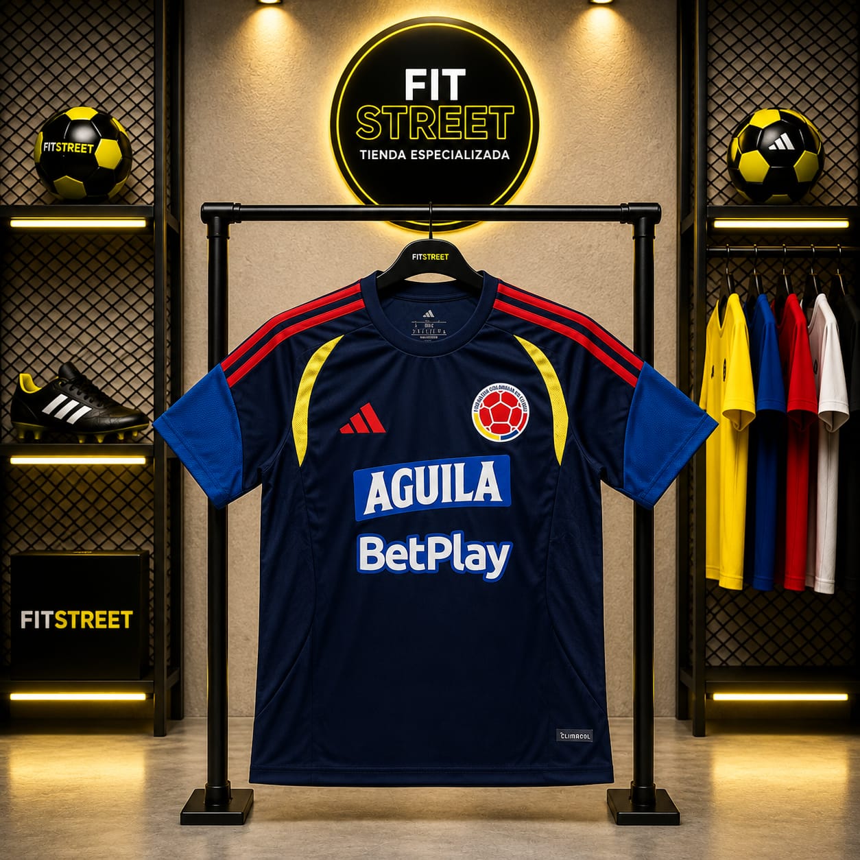 Camiseta Selección Colombia Entrenamiento – Azul Marino