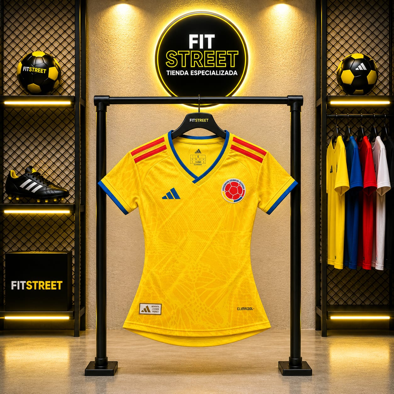 Camiseta Selección Colombia Local para Dama 2026