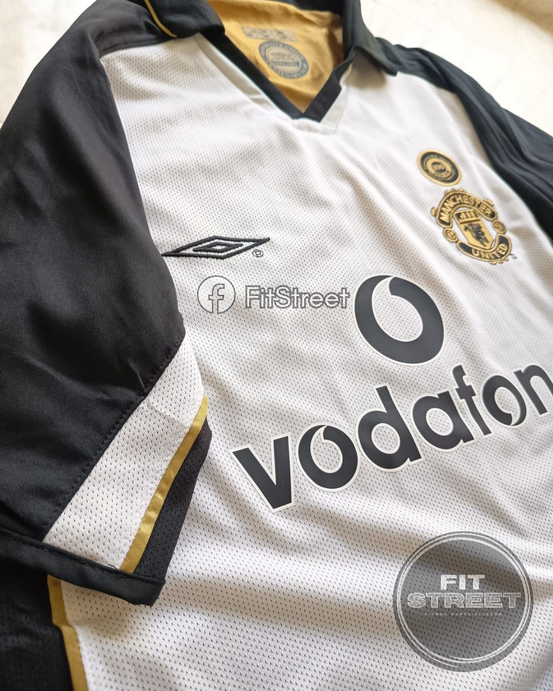 Camiseta Retro - Manchester United Centenary Year 1902–2002 – Doble Faz Beckham N.º 7 - Imagen 14